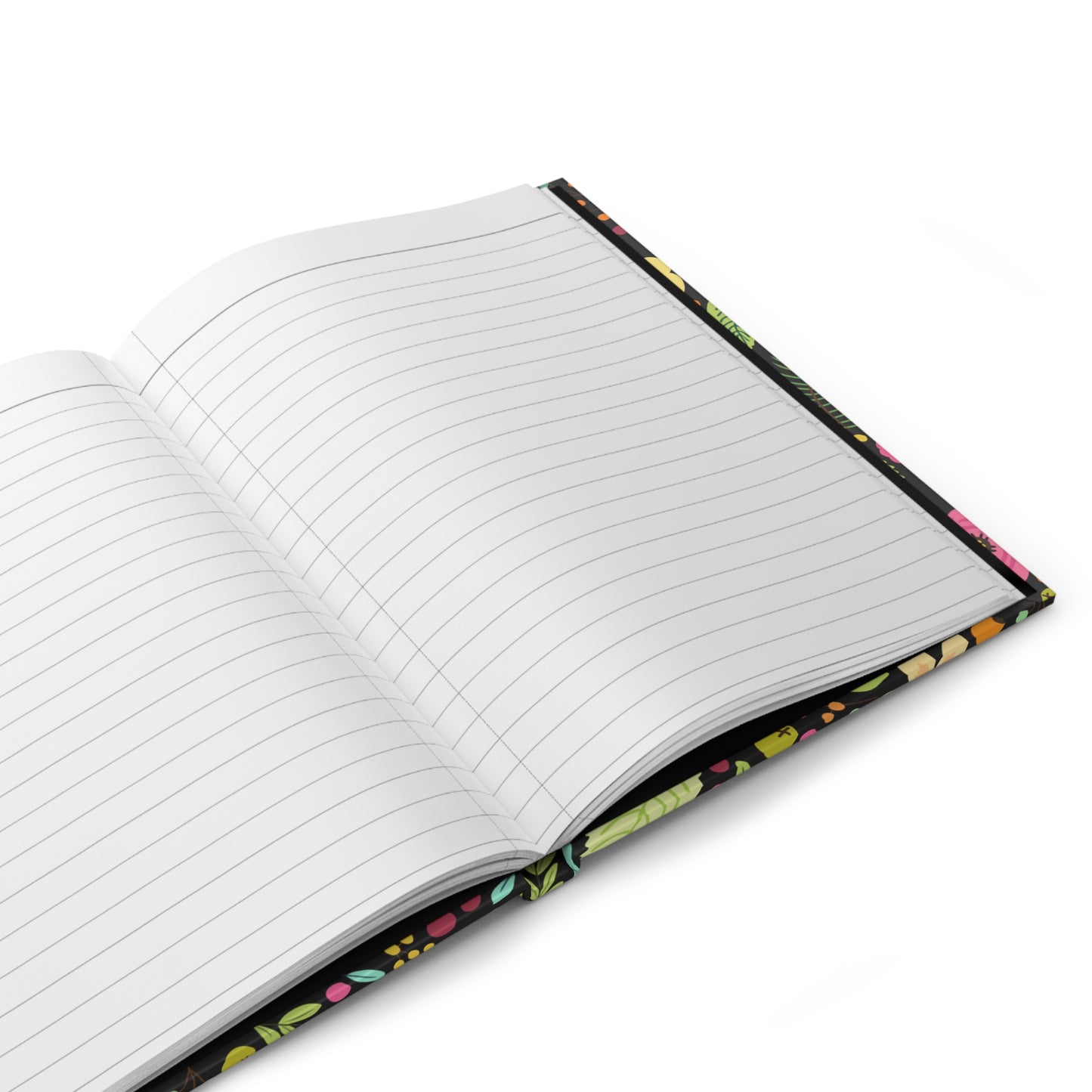 Dark Floral Hardcover Journal Matte