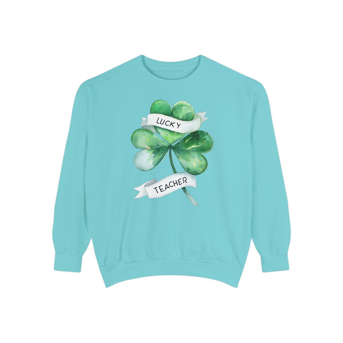 Shamrock Lucky Teacher Sweatshirt