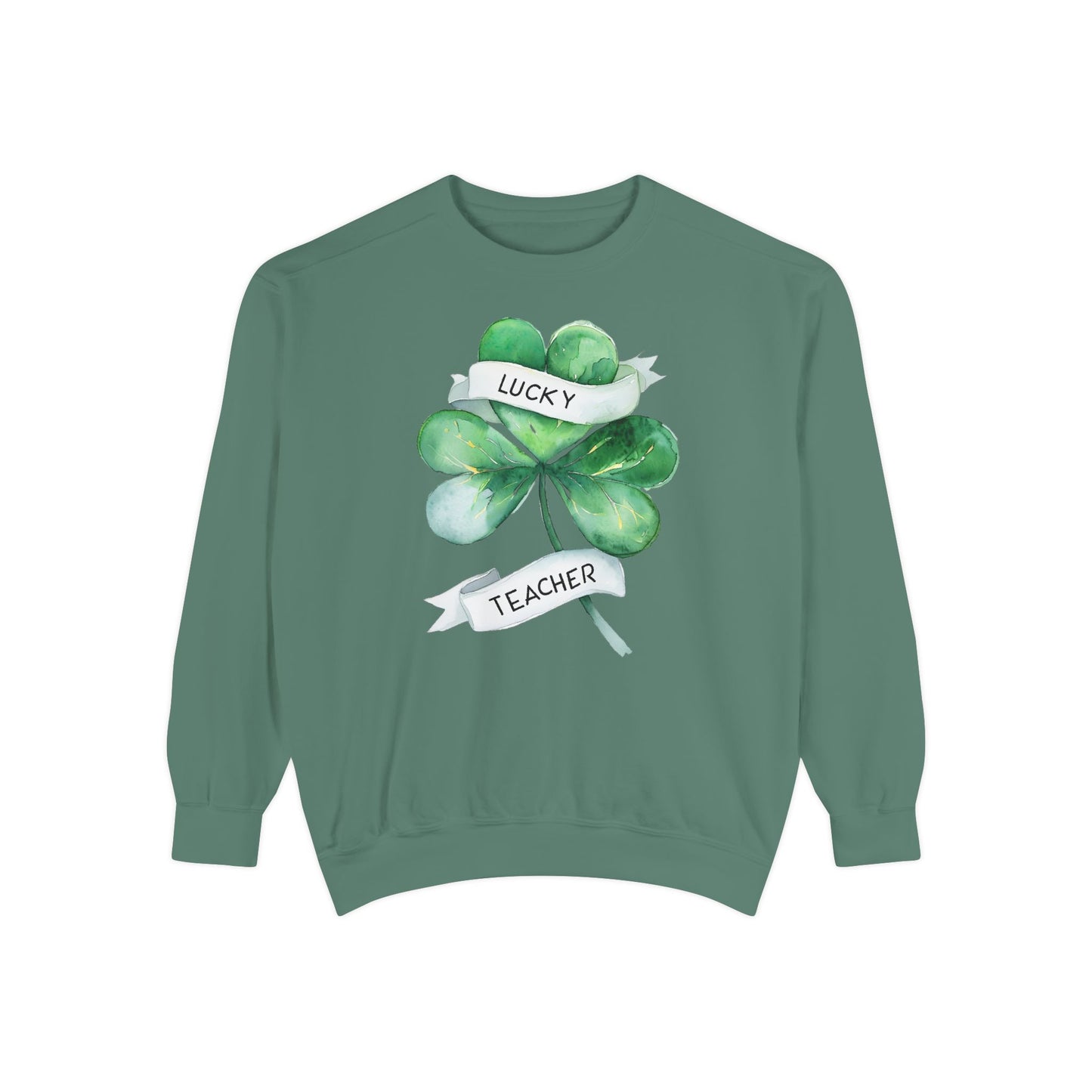 Shamrock Lucky Teacher Sweatshirt