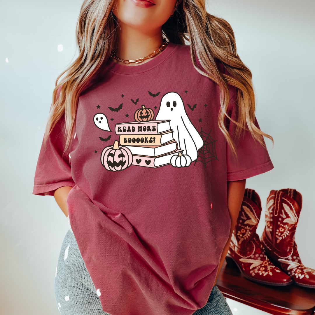 Read More BOO-ks - Unisex garment-dyed heavyweight t-shirt
