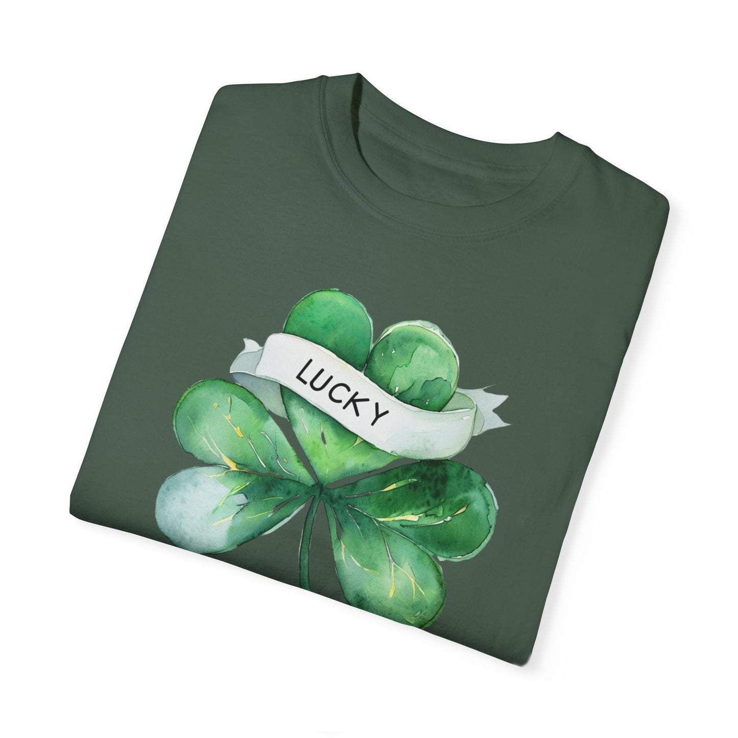 Lucky Teacher T-Shirt - Unisex Garment-Dyed Tee for Educators