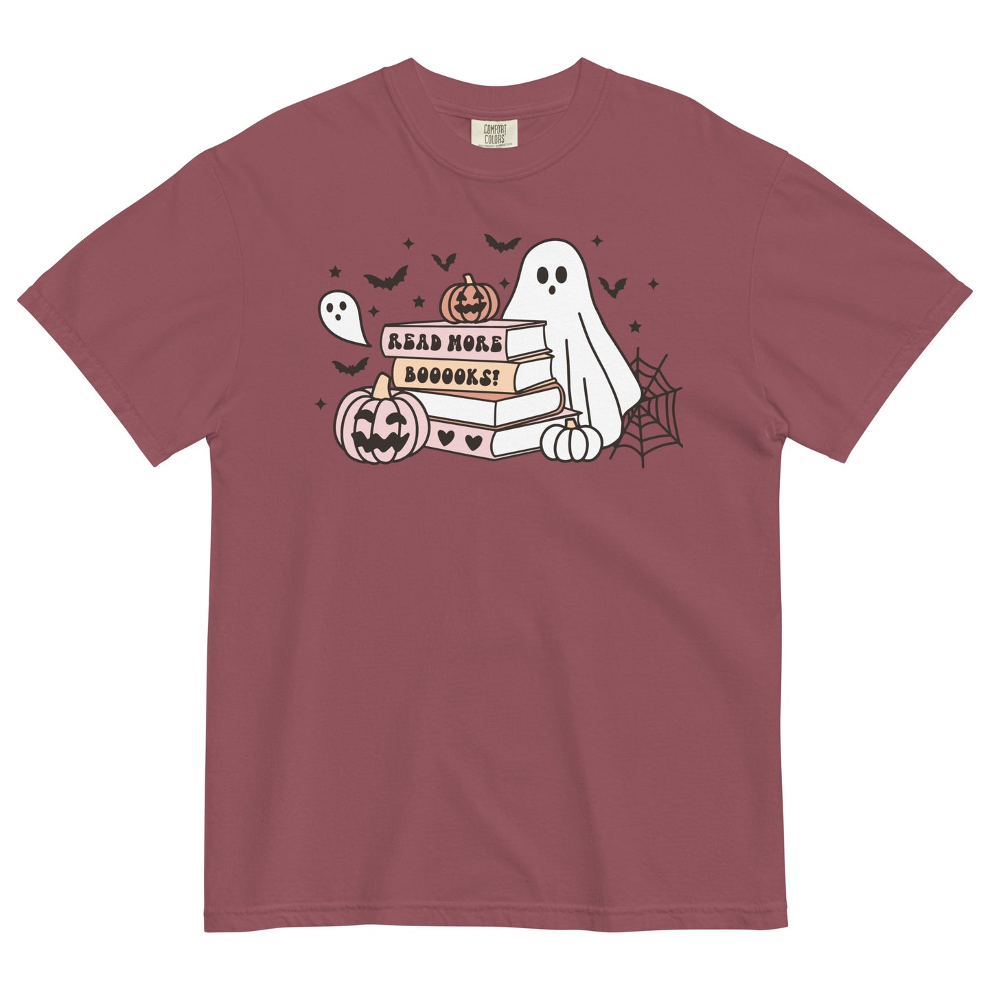 Read More BOO-ks - Unisex garment-dyed heavyweight t-shirt