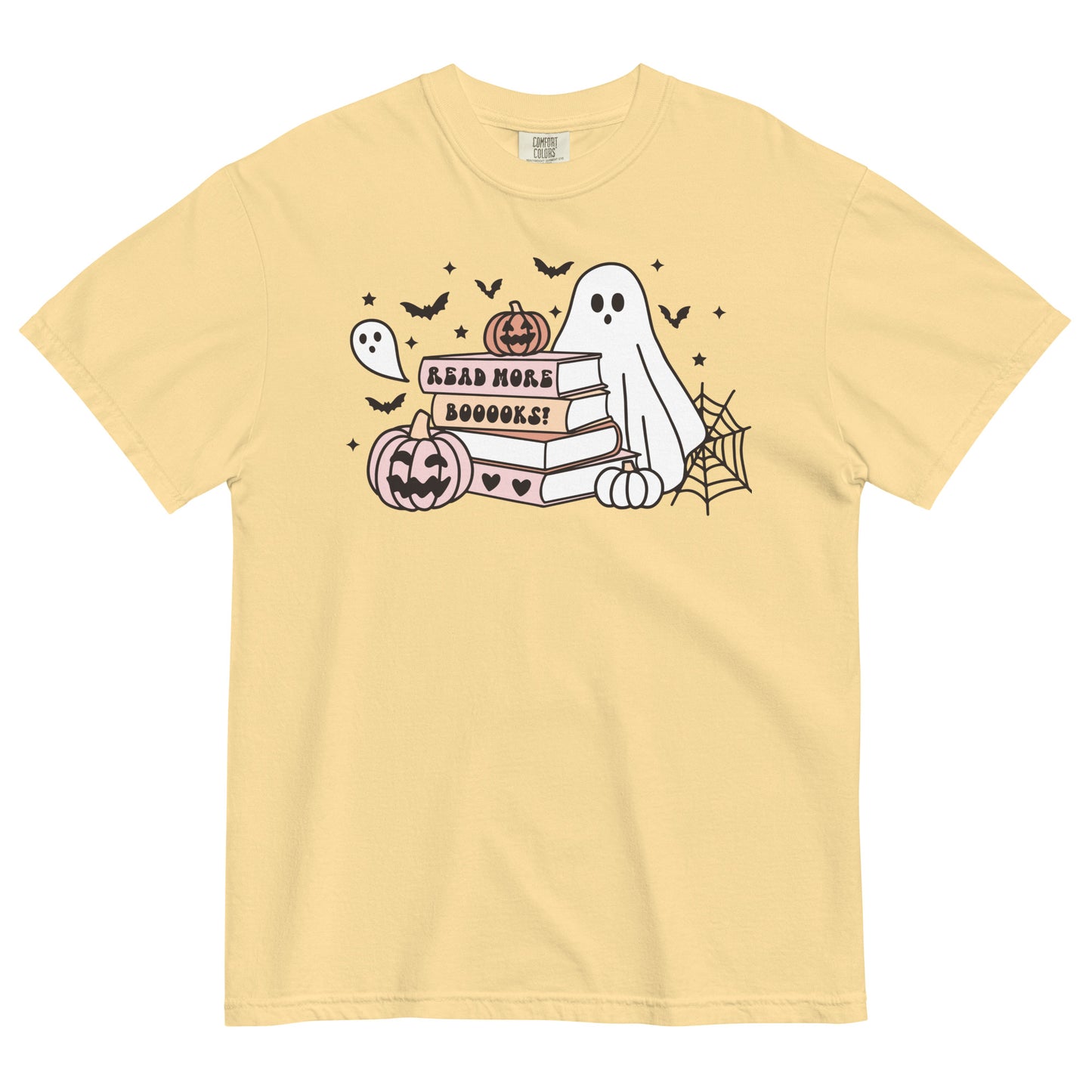 Read More BOO-ks - Unisex garment-dyed heavyweight t-shirt