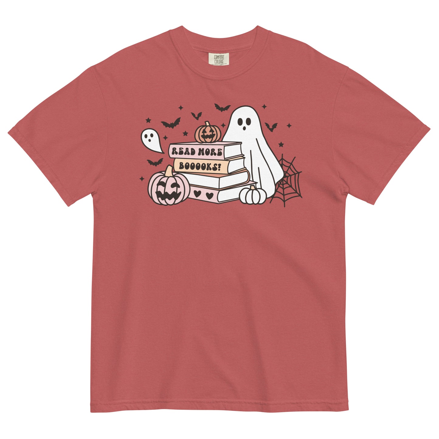 Read More BOO-ks - Unisex garment-dyed heavyweight t-shirt