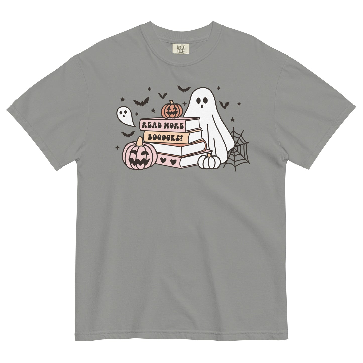 Read More BOO-ks - Unisex garment-dyed heavyweight t-shirt