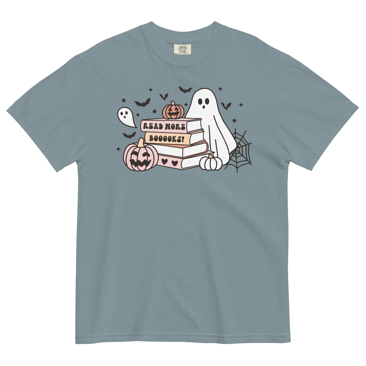 Read More BOO-ks - Unisex garment-dyed heavyweight t-shirt