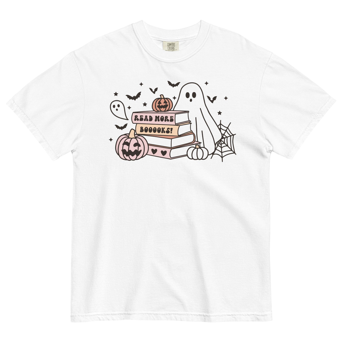 Read More BOO-ks - Unisex garment-dyed heavyweight t-shirt