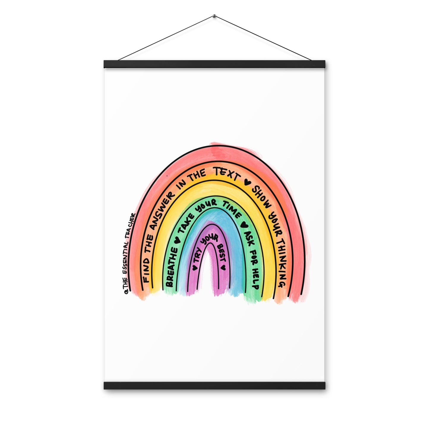 Test Prep - Poster with hangers