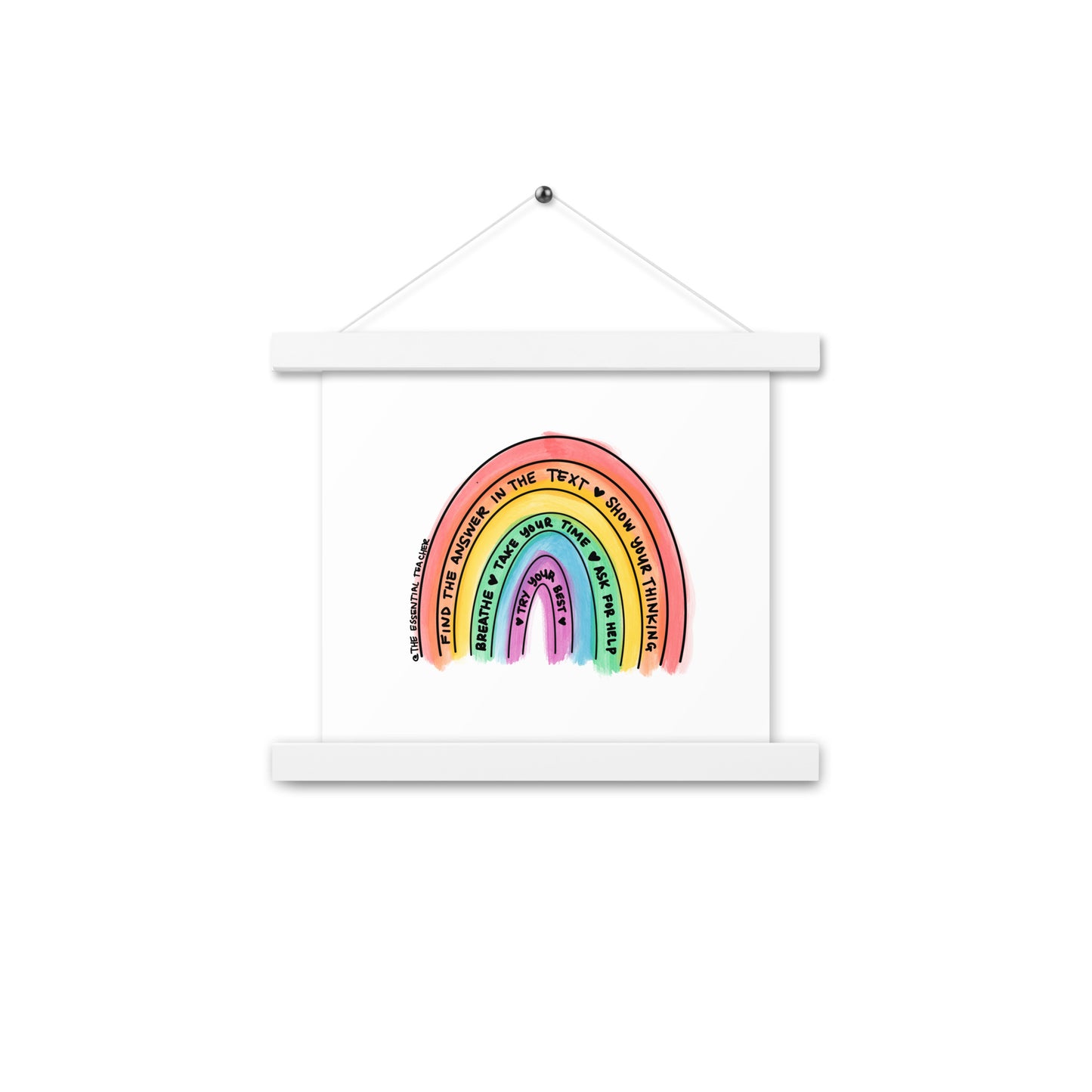 Test Prep - Poster with hangers
