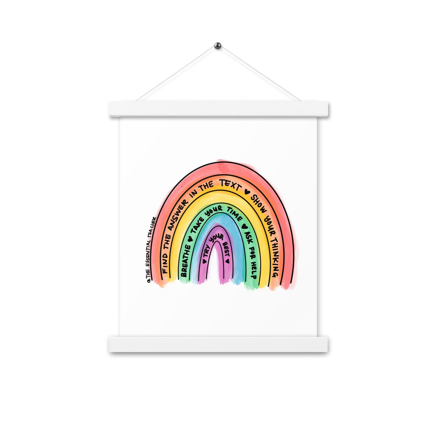 Test Prep - Poster with hangers