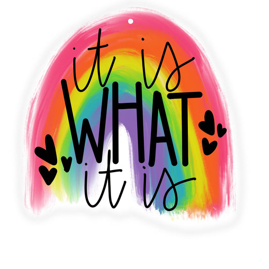 Keychain Charm - It Is What It Is