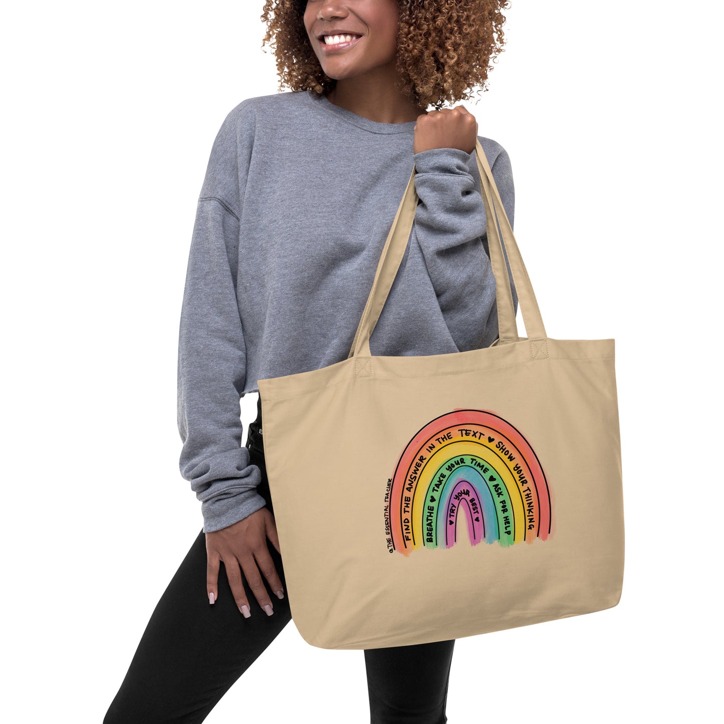 Test Prep - Large organic tote bag
