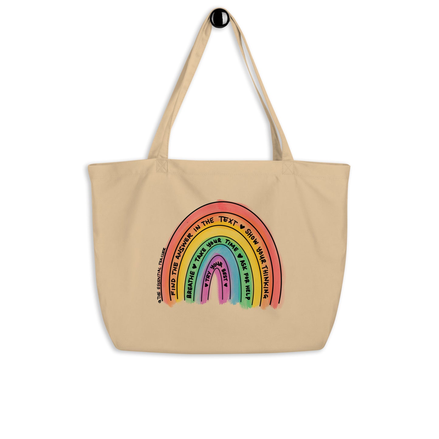 Test Prep - Large organic tote bag