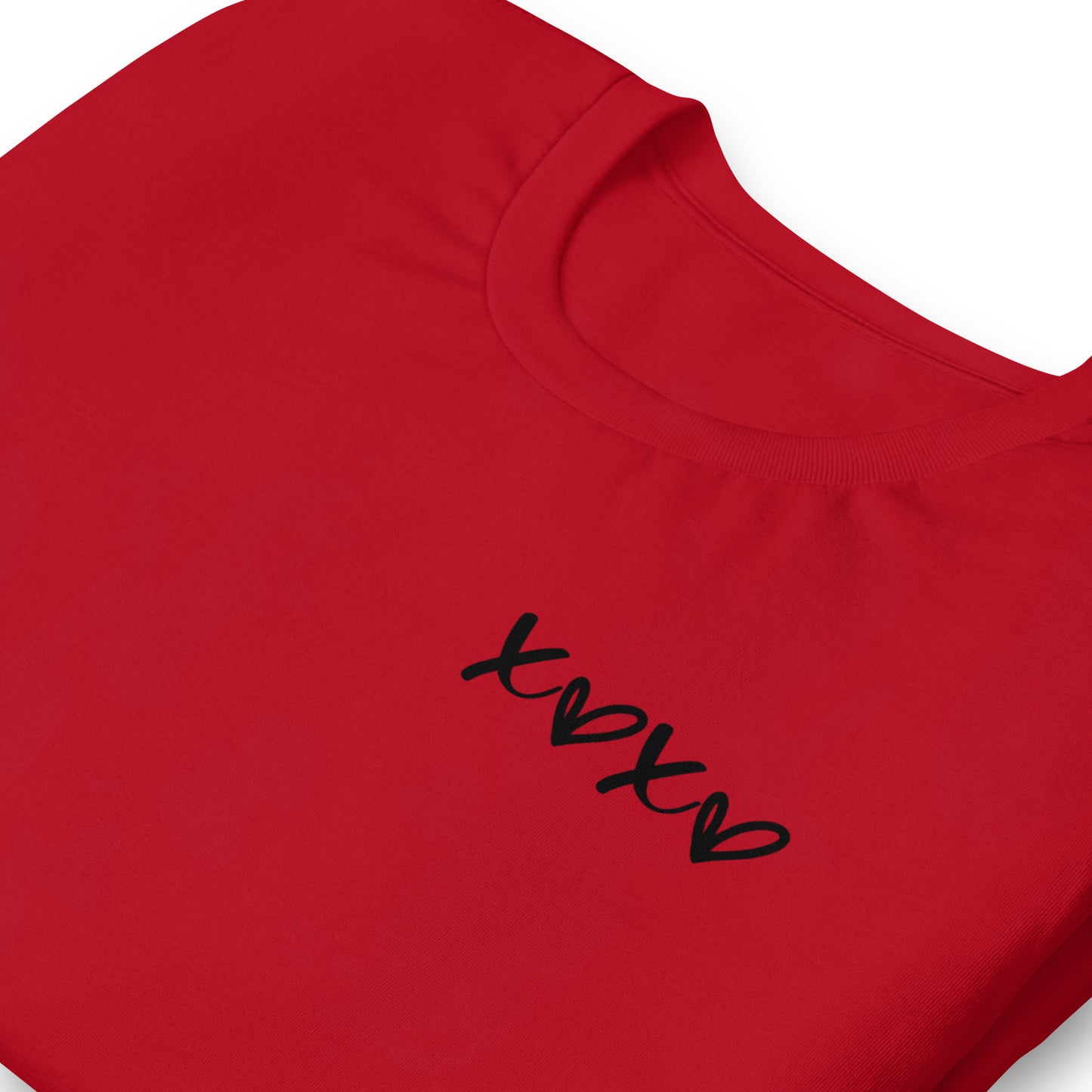 XOXO black ink Unisex t-shirt // Valentine's Day